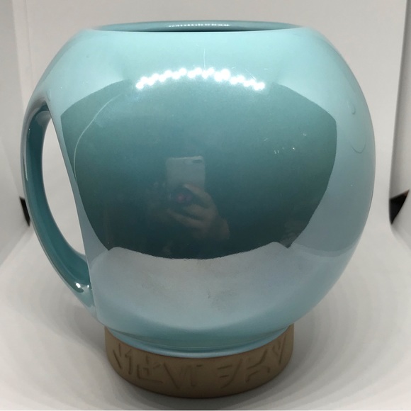 Star Wars Galaxy's Edge Wookie Life Day Orb Mug Cup Blue Celebration NEW Disney - Picture 2 of 11